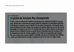 RECOMPENSE PAR LA RENAISSANCE FRANCAISE  (1)